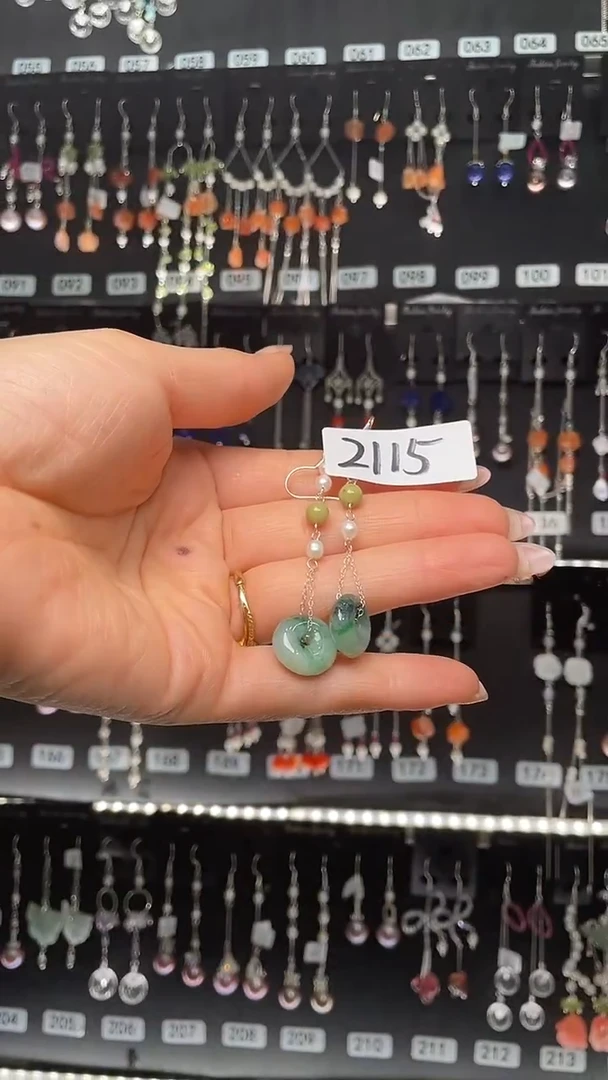 紫晶耳饰银S925镶嵌喜欢拍