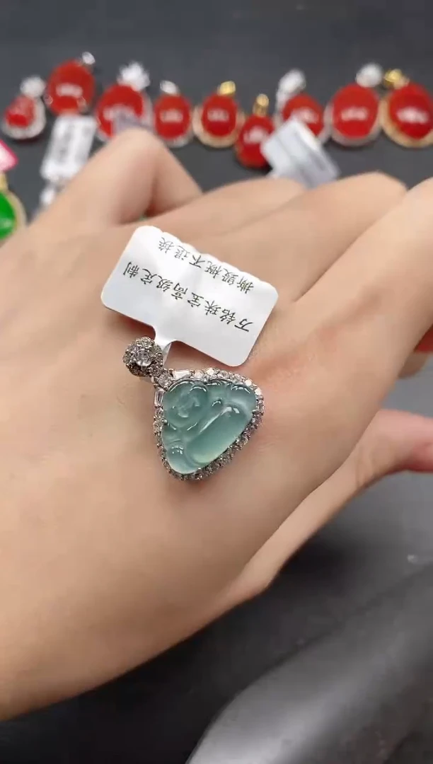 银S925镶嵌戒指翡翠51511