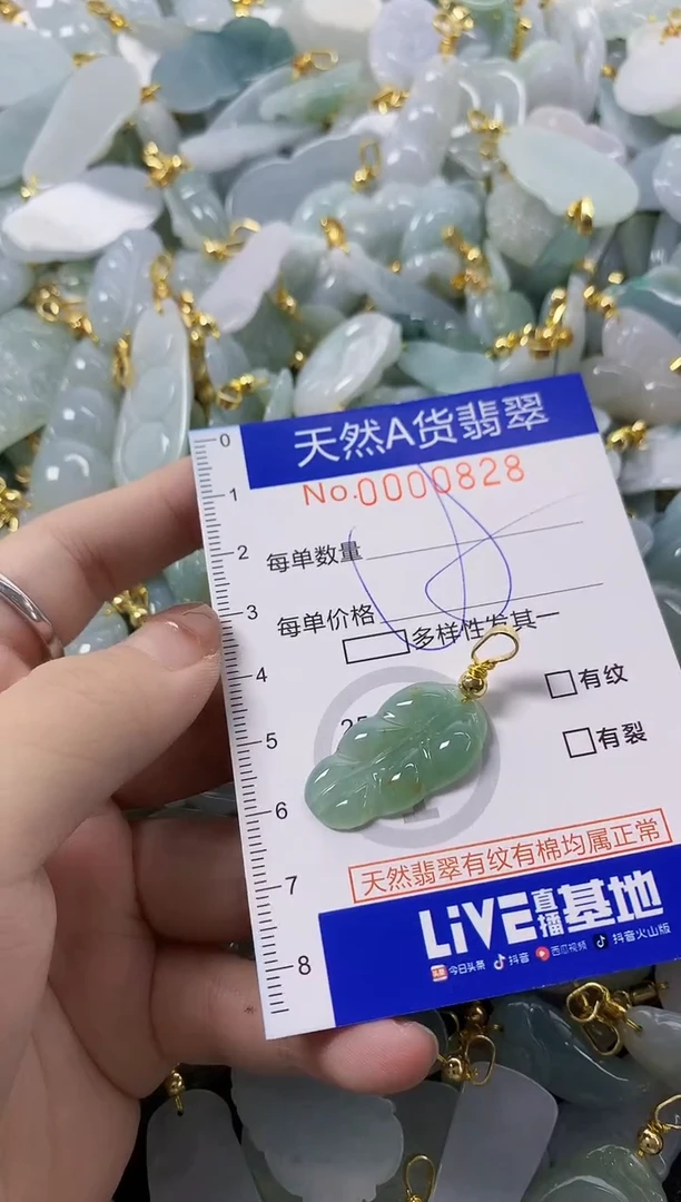 颈饰未镶嵌翡翠天然A货翡翠