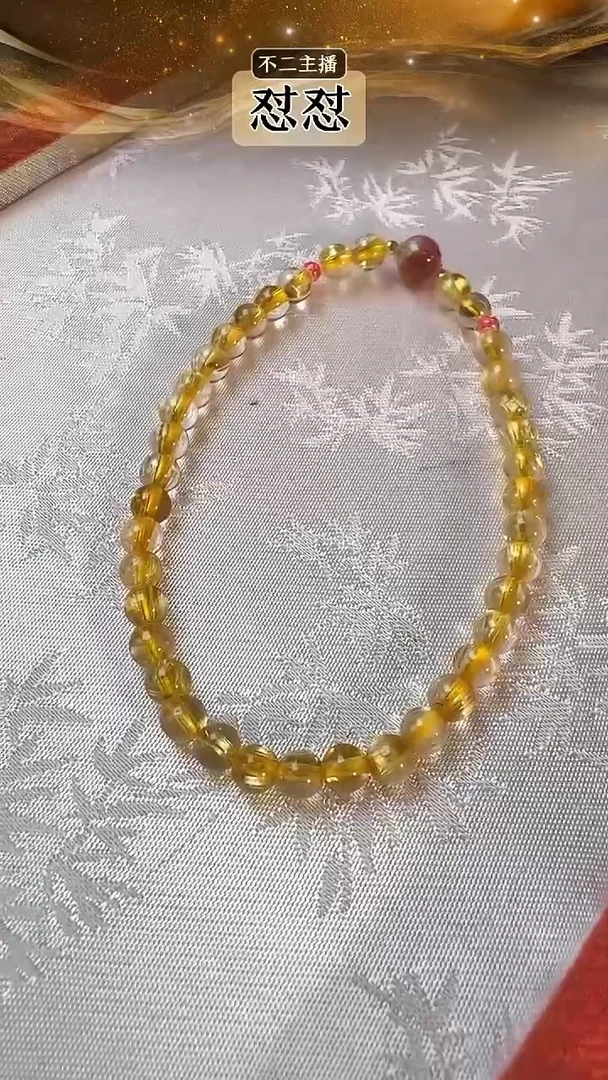 水晶手链18K金镶嵌LY1184