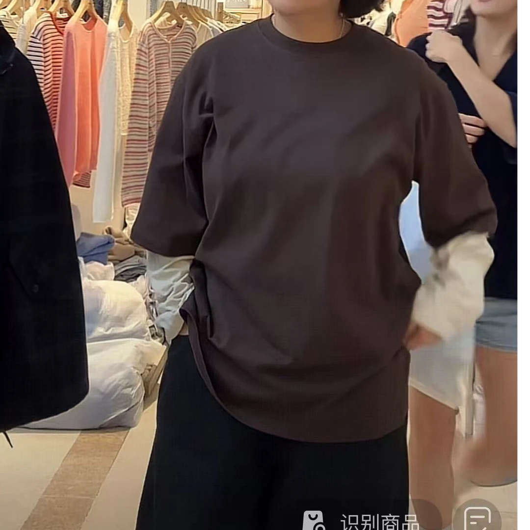 韩国东大门拼袖T/NO7天/169