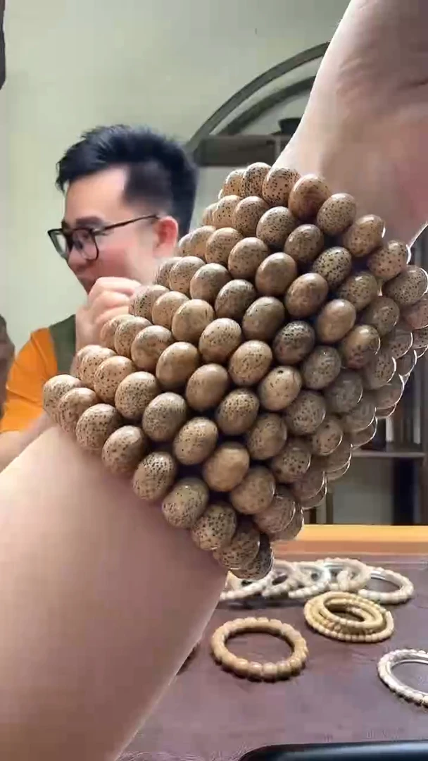 星月菩提手串苹果珠 海南星月菩提