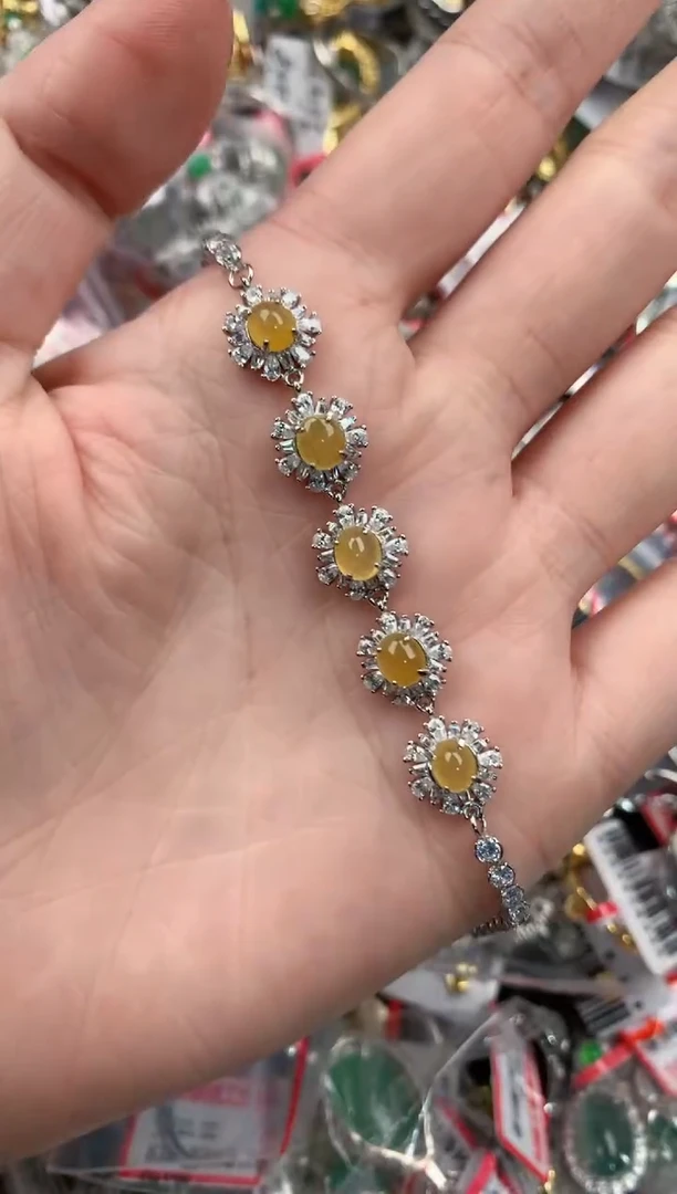 银S925镶嵌戒指翡翠7777----3