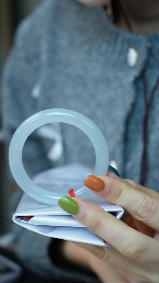 未镶嵌手镯翡翠33-53.3#圆条/姿/2