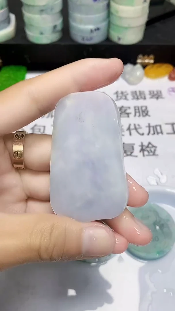 翡翠裸石缅甸天然翡翠A货S819