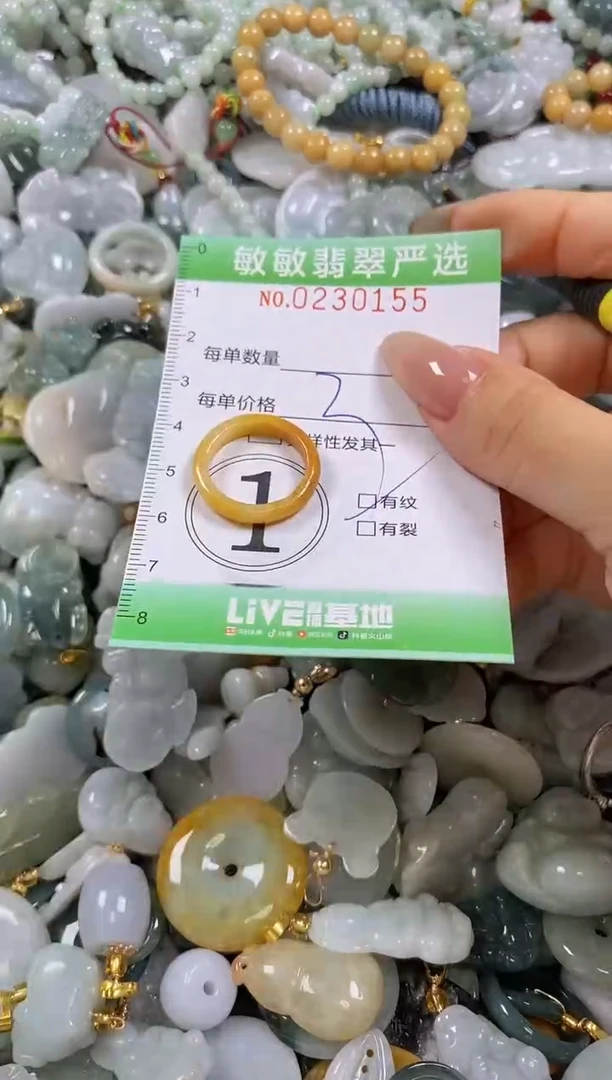 翡翠未镶嵌颈饰闪购0230155