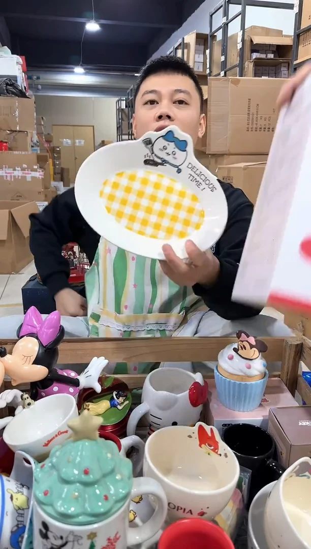 瓷片原盒小八餐盘