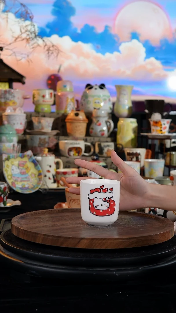 陶瓷便携款手工手绘景德镇陶瓷