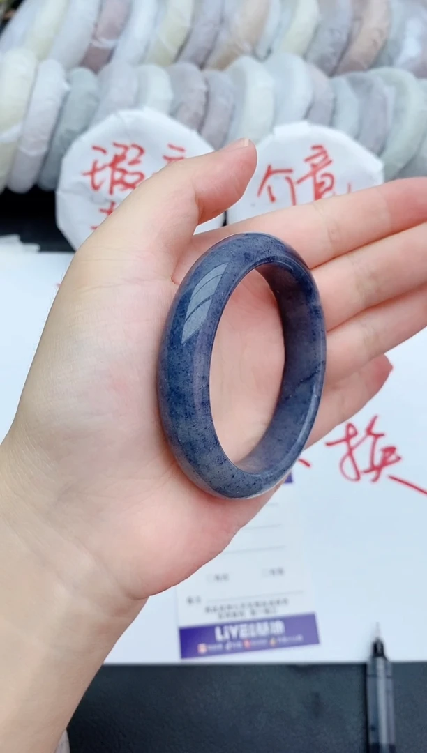未镶嵌手镯石英质玉瑕疵7+51/52