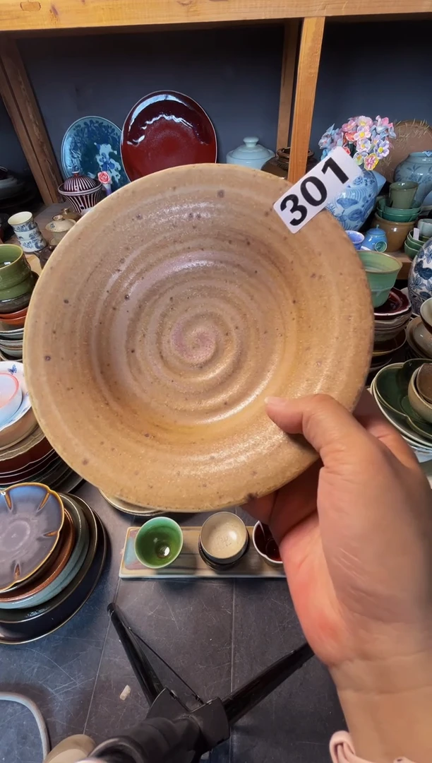 瓷片咚*咚301燕麦色盘