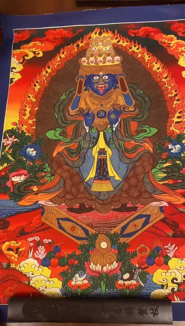 装裱画精美唐卡tk16175