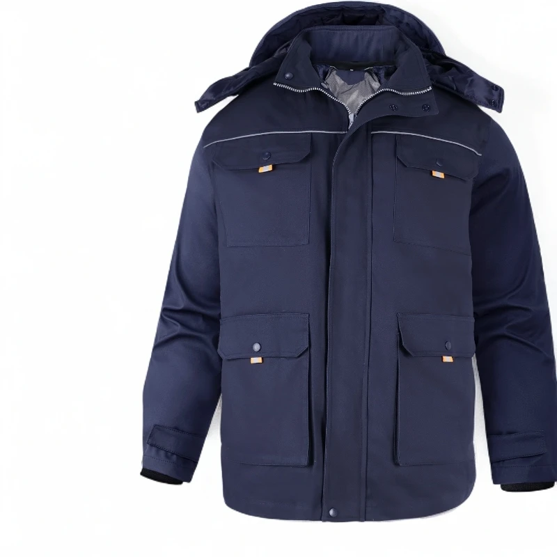 石墨烯发热纯棉可拆卸电力焊工加厚劳保工作服棉衣棉服保暖工装