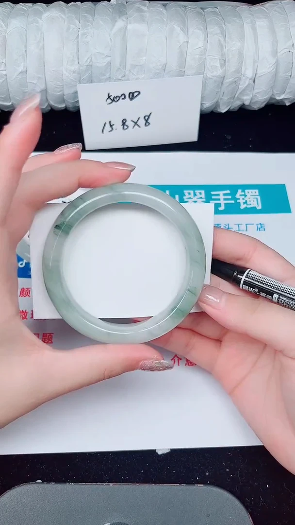 未镶嵌手镯石英质玉36-57/58