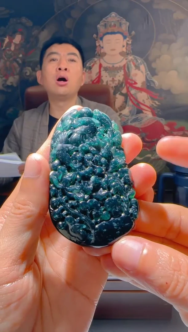 【闪购商品】定制翡翠未镶嵌L-@@QJSX305026