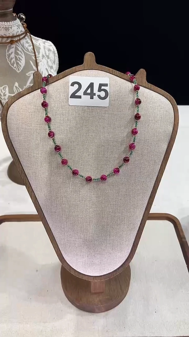 项链钛钢淡水珍珠245