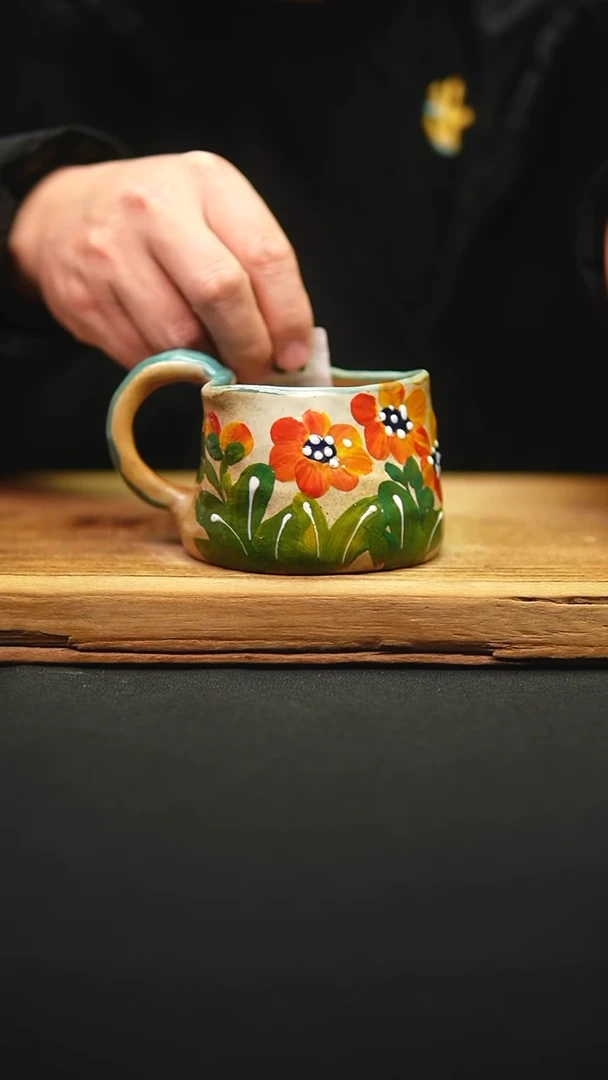 @@陶园瓷舍@@纯手工手绘@高温釉下彩