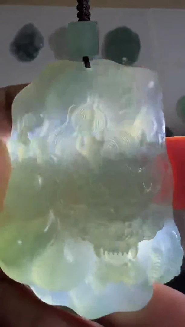 未镶嵌定制翡翠龙牌