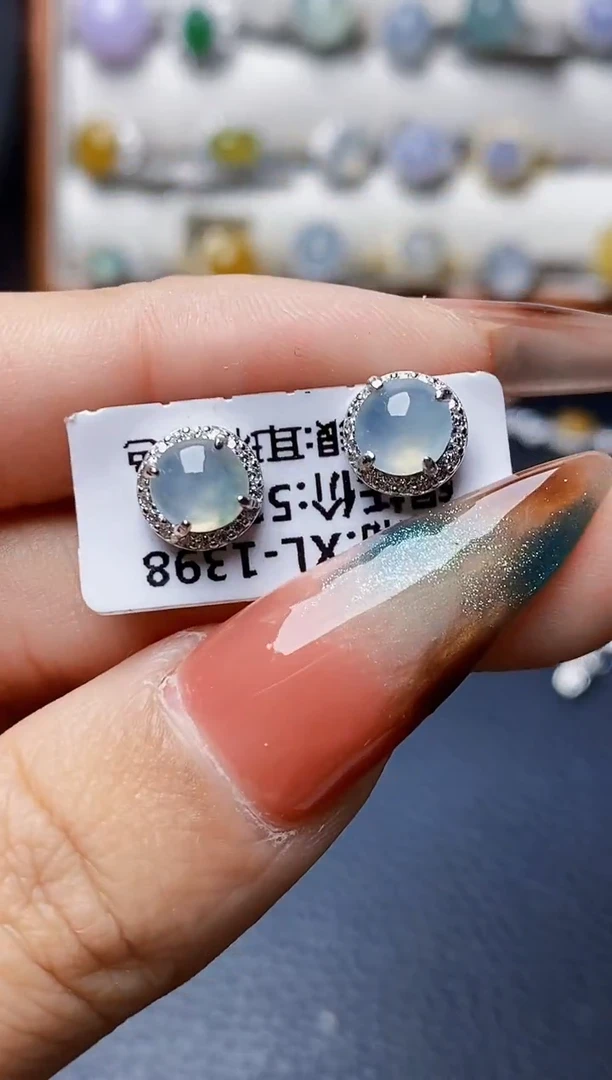 银S925镶嵌戒指翡翠2736