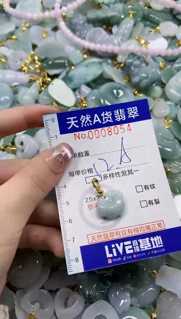 颈饰未镶嵌翡翠天然A货翡翠