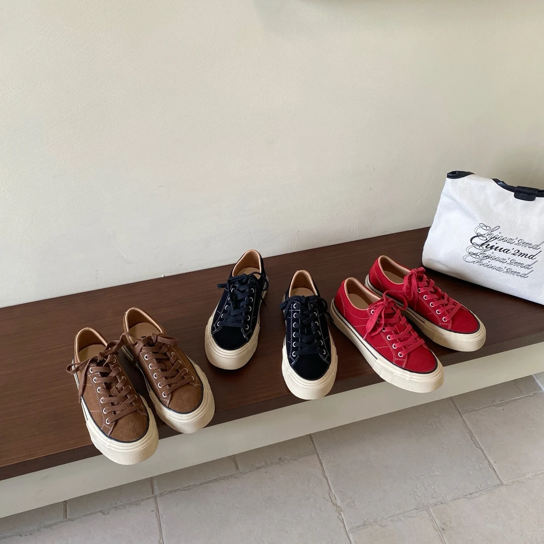 XMM.【复古板鞋】时尚百搭潮流明线舒适日常低帮系带小众R5900-1726