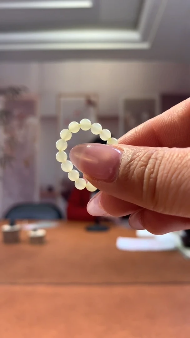 【闪购商品】和田玉戒指未镶嵌黄口小戒指