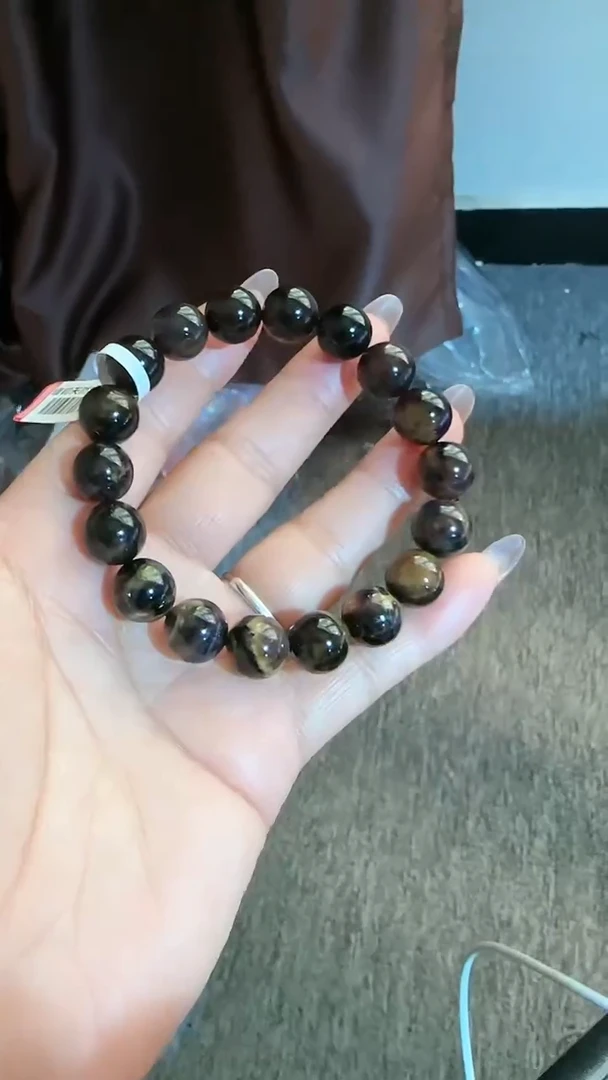 【闪购商品】琥珀手链未镶嵌规格11微瑕翁珀手串#14