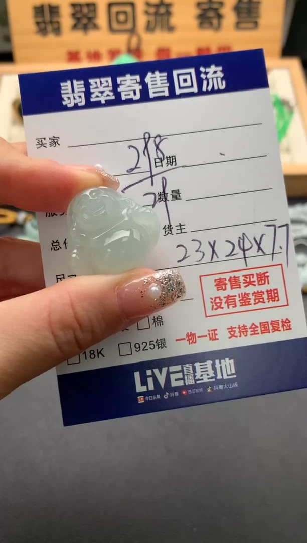 颈饰未镶嵌翡翠10145192