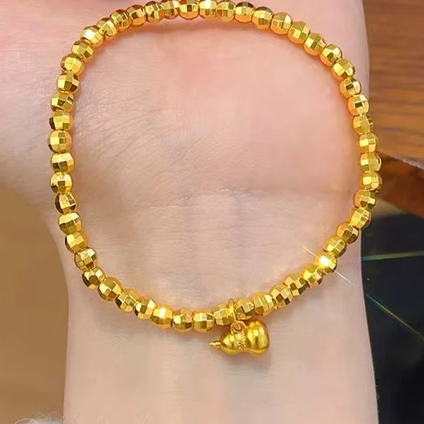 合金手链 9664号碎碎细闪葫芦手链（预）