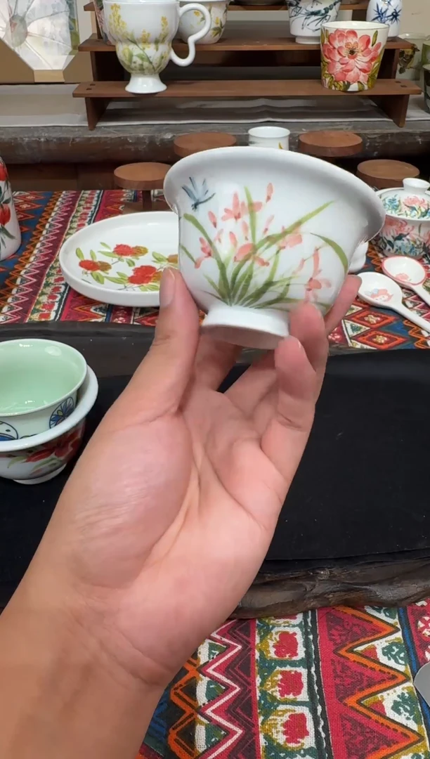 瓷片陶瓷景德镇高温釉下陶瓷清仓浮力价