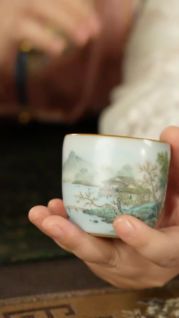 泽善窑厂汝窑主人杯