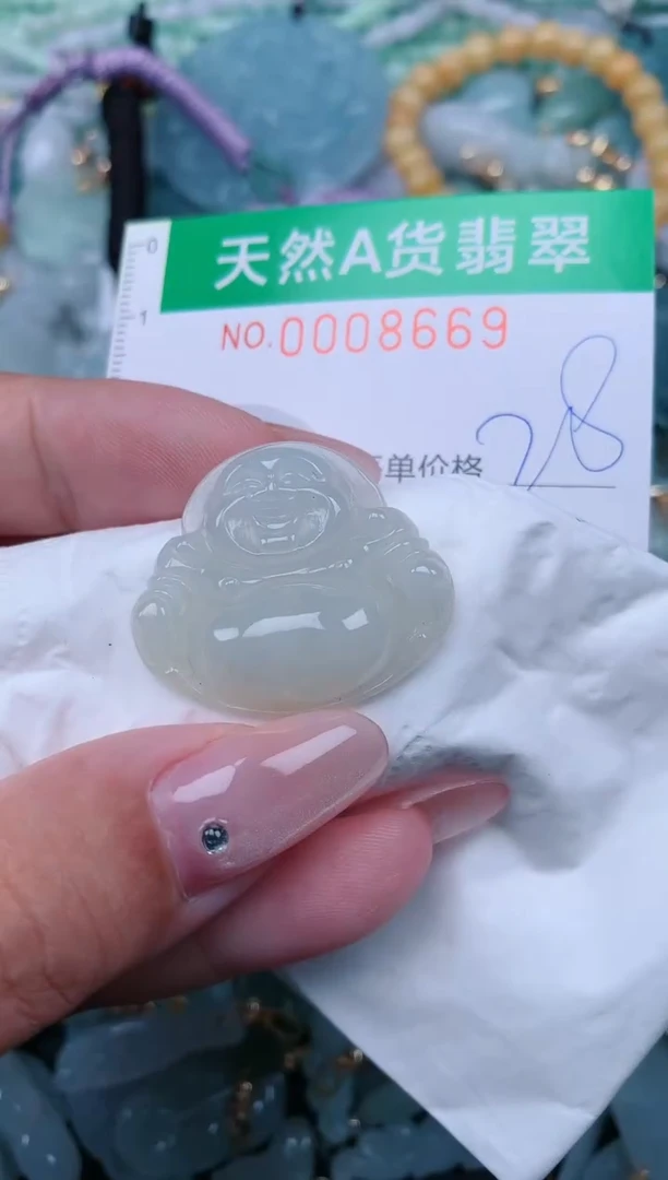 翡翠未镶嵌颈饰.0008669