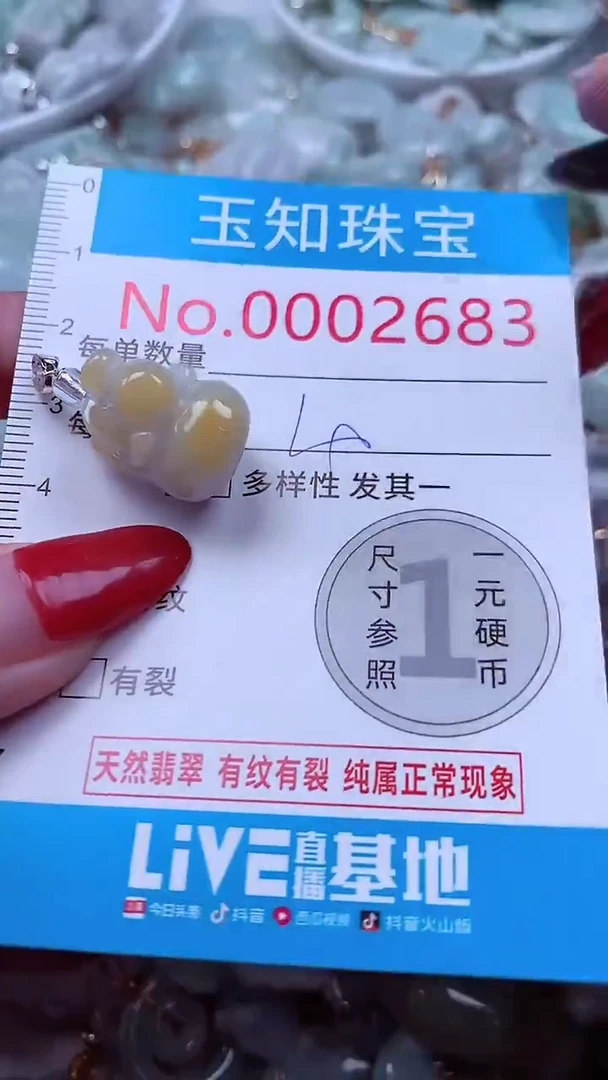 吊坠(不含链)未镶嵌翡翠2683