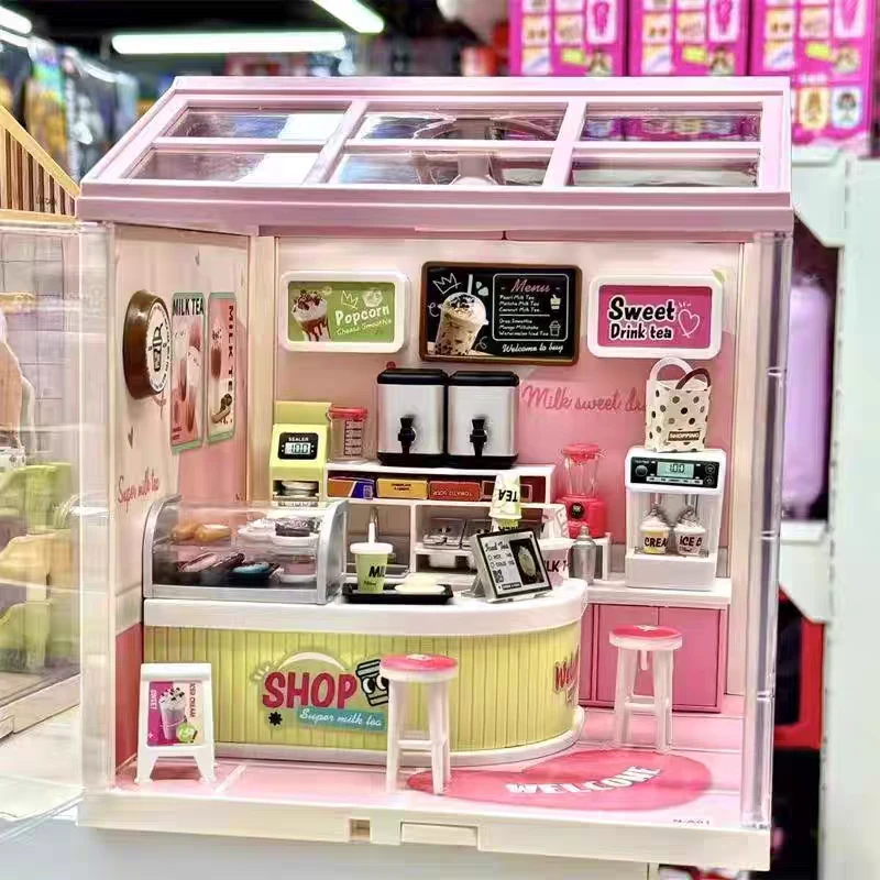 网红高端礼盒超级商店世界手工diy小屋微缩场景立体拼图积木玩具