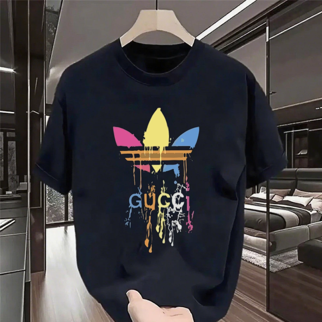 A4【一折粉丝福利】潮牌男女同款圆领短袖T恤