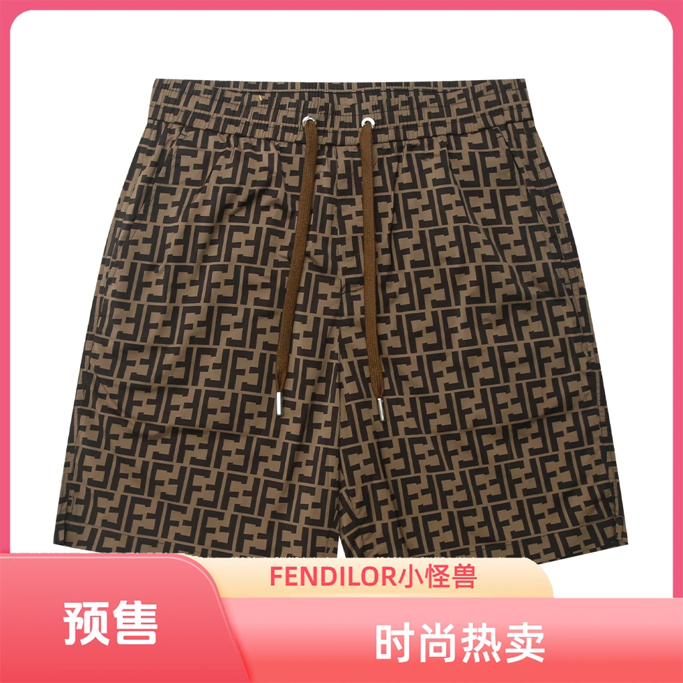 FENDILOR小怪兽25年春夏款男士短裤预售链接 F560A823975A