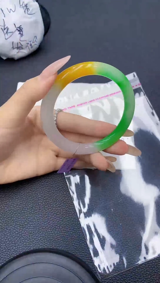 高冰透美人手镯 所见即所得100