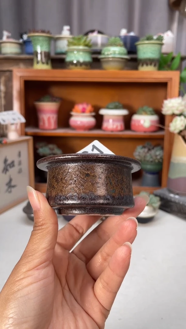 瓷片461知木小芳花盆编号