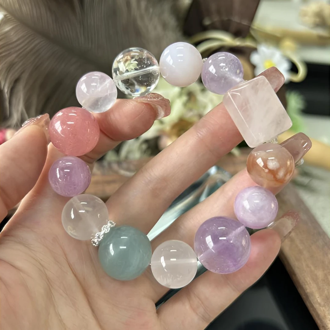 【粉幽无事多宝】y2003设计款多宝手链多样性发