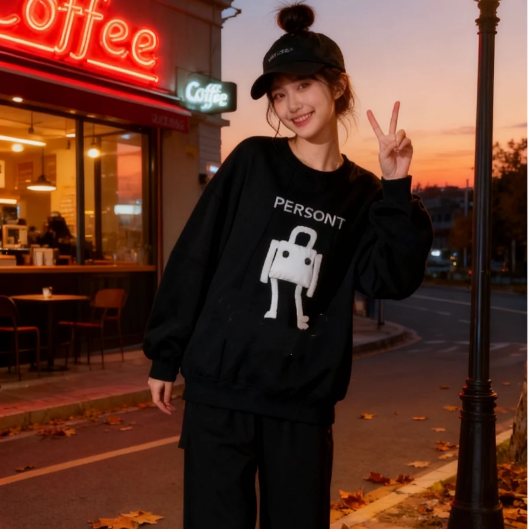 9313699高端专享天花板秋款卫衣黑色（靠谱）