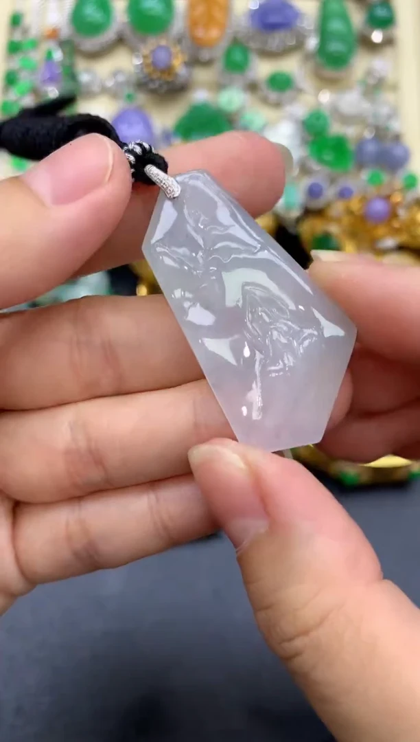 颈饰未镶嵌翡翠143-中国好珍宝