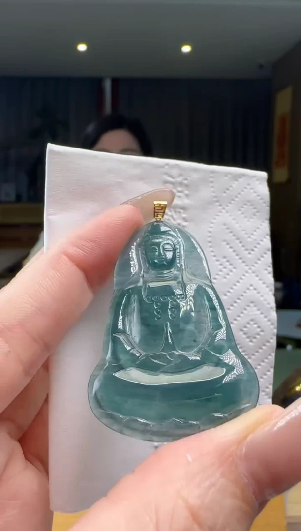 【闪购商品】翡翠颈饰18K金镶嵌多样性发其一YJ@@