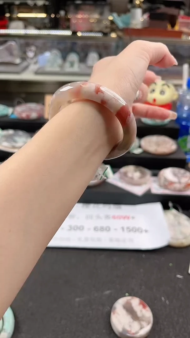 未镶嵌手镯石英质玉尘*丷圈口（赠品镯心）