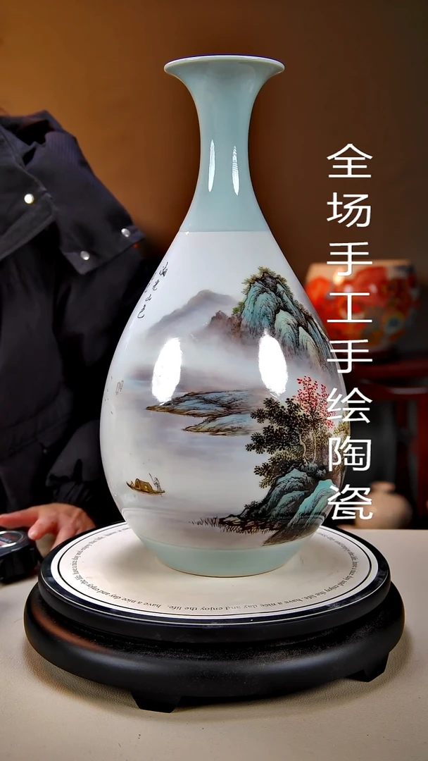 摆件陶景德镇手绘陶瓷47