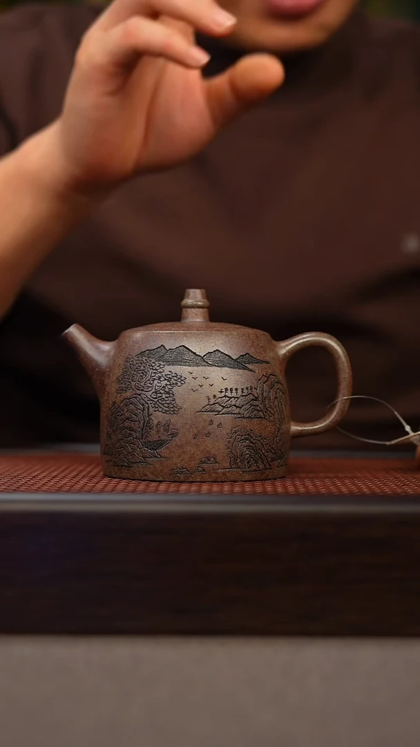 茶壶紫砂原矿紫砂手工茶壶