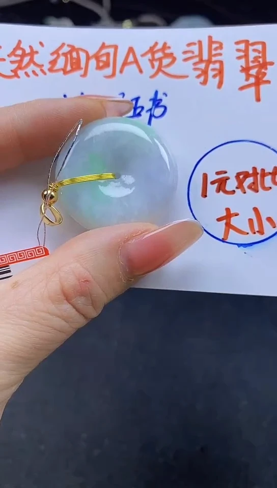 【闪购商品】翡翠项链未镶嵌49平安扣