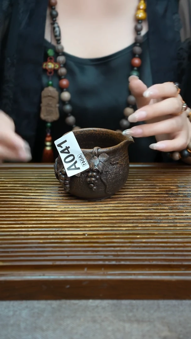 万古烧粗陶手工茶具