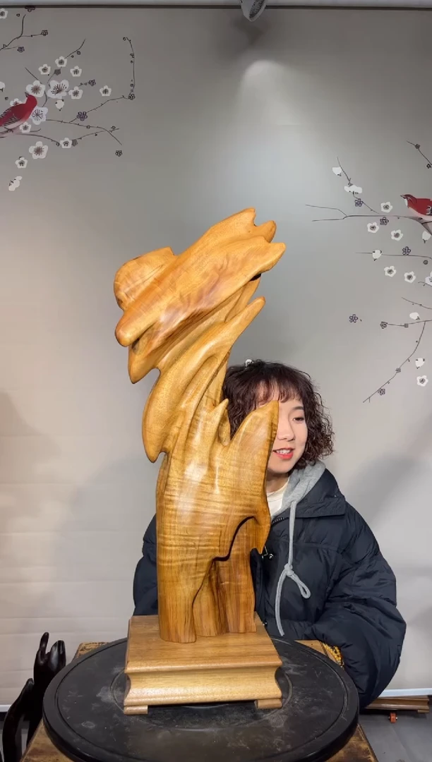 【闪购商品】金丝楠尺寸64.21.17金丝楠枯木摆件