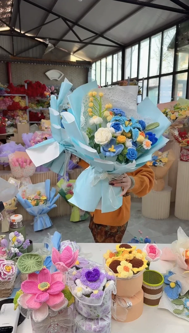 非遗手工花束，孤品清仓！！