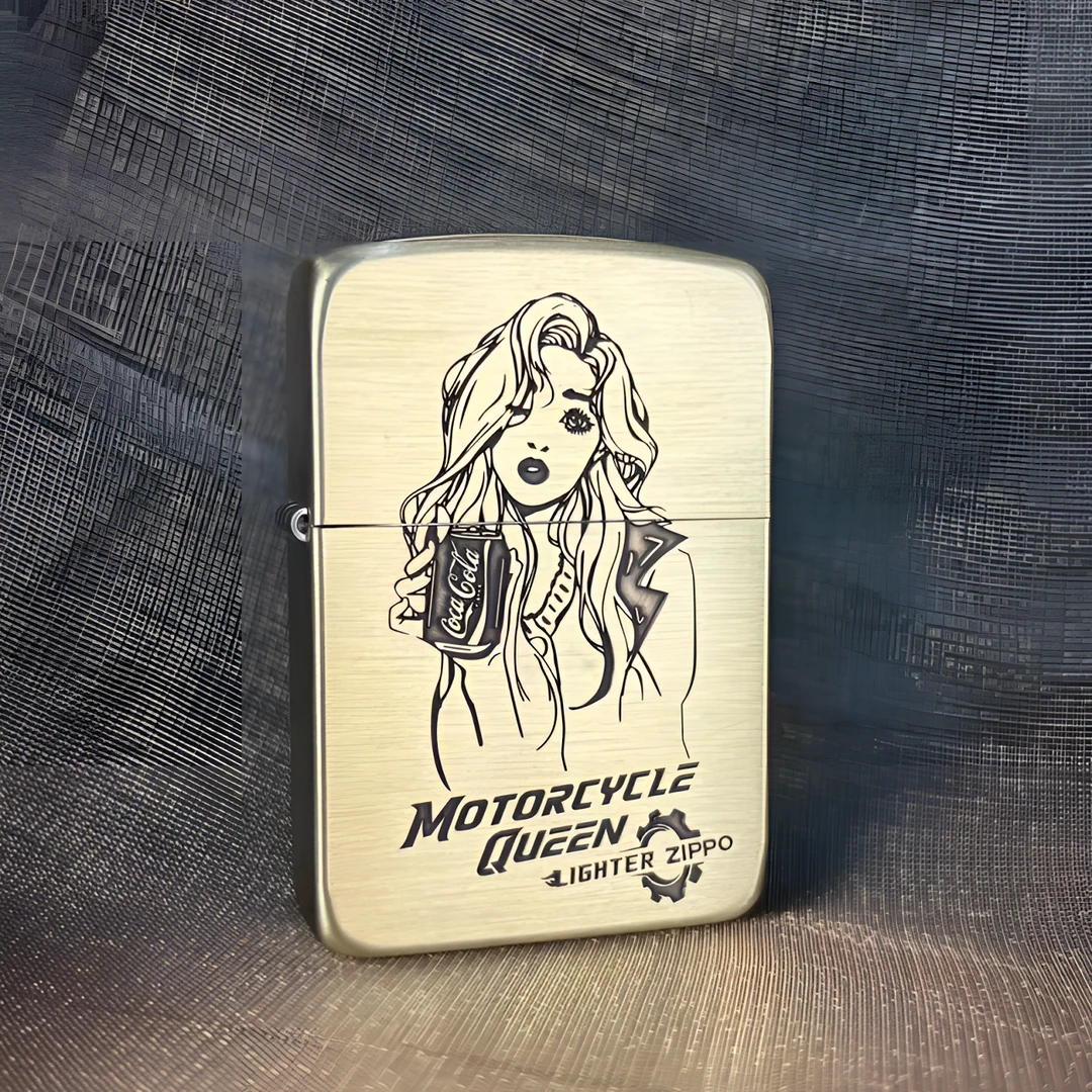 ZIPPO 打火机正品 1941黄铜可乐美女 1506【大白专属】
