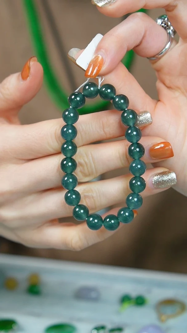 【闪购商品】翡翠手串未镶嵌33-危珠串/姿/3